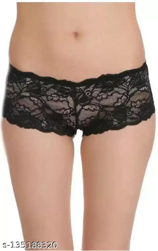 Net Briefs for Women (Black, 10XL)