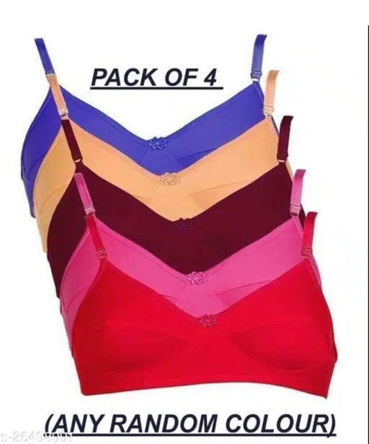 Imported Soft Bras (30 B, Pack of 4)